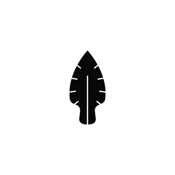 black arrowhead icon silhouette.