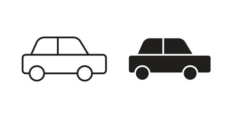 Fototapeta premium Car icon element for design projects