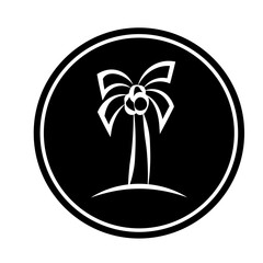 Icon feel with summer time and white background