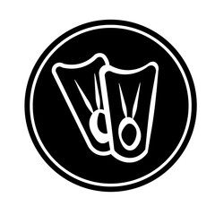 Icon feel with summer time and white background