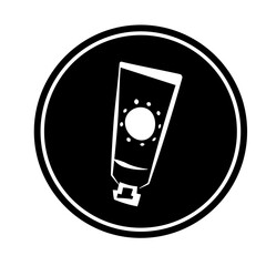 Icon feel with summer time and white background