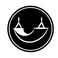 Icon feel with summer time and white background