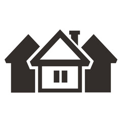 Fototapeta premium Neighborhood Property Icon