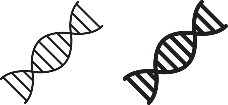 DNA icon element for design projects