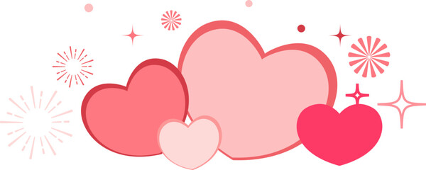 Cute Valentine Heart Illustration