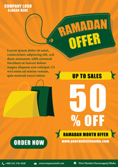 Ramadan Sale Flyer Design