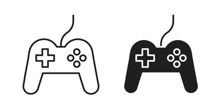 Gamepad icon element for design projects