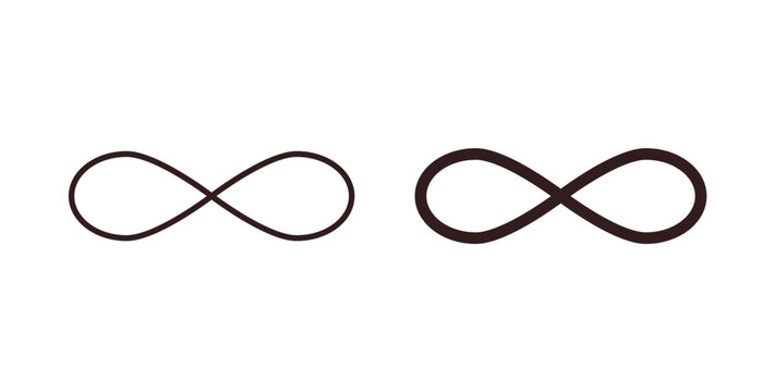 Infinite icon element for design projects