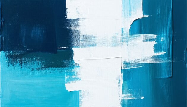 Abstract watercolor blue paint brush strokes create a clean summer water texture with ripples like a swimming pool for a nature inspired wallpaper design