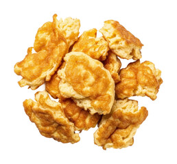 Fried dough treats kitchen food home isolated on transparent background