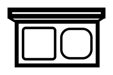 シンプルなファンデーションパクトのアイコン