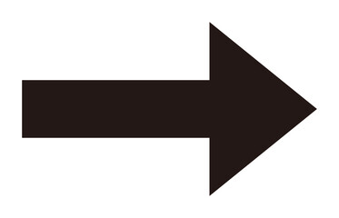 シンプルな右矢印のアイコン