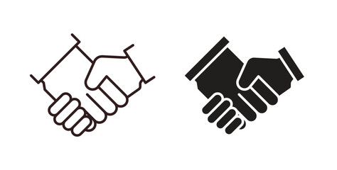 Fototapeta premium Partner icon element for design projects