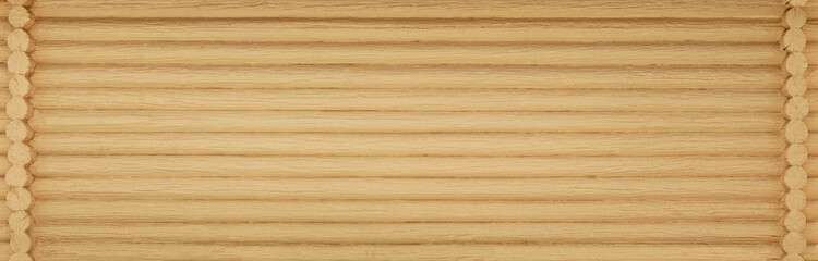 Log wall, timber wall, wooden background, beige wooden canvas