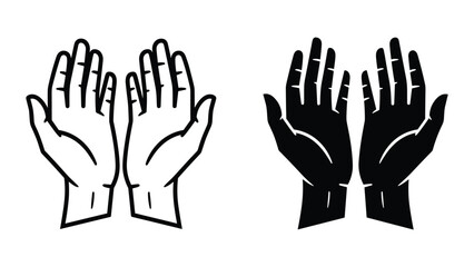 Fototapeta premium High five hands gesture illustration