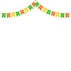 Obraz premium St. Patrick's Day Flag Decoration