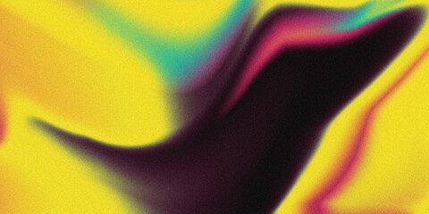 Vibrant Gradient Background with Grain Texture and Holographic Blur