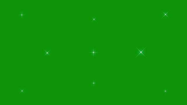 twinkle sparkles camera flashes light, glowing lighting effect sparkle video animated background, Blinking retro vector stars and dots, twinkling starry night sky alpha channel, 4K