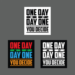 Fototapeta premium Motivational typography design featuring the phrase 