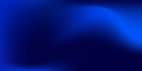 Abstract deep dark underwater background. Deep blue ocean gradient wallpaper. Blur sea backdrop for presentation, brochure, poster, banner, flyer. Night sky and deep water surface. Vector