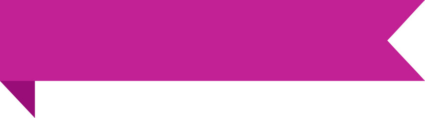 Fototapeta premium Red banner ribbon strip with flat bent design. Banner, label, and button style. Red ribbon tape decoration shape, isolated on a transparent background. Suitable for use on websites and brochures.