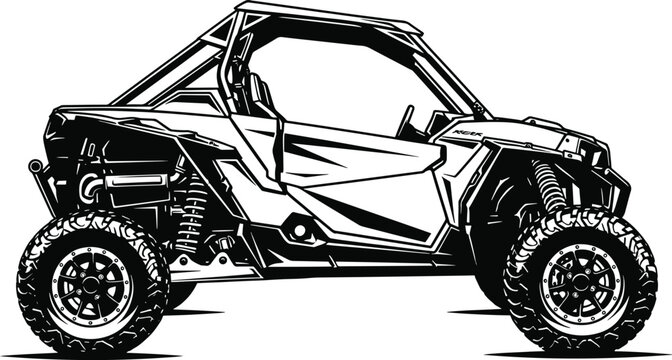 Detailed side view of a robust off-road utility vehicle for adventure