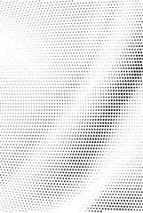 Abstract monochrome grunge halftone pattern. Vector illustration	