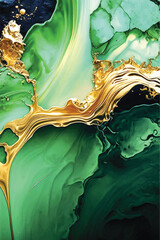 Multicolor brushed marbled surface. Abstract colorful illustration. Texture of marble. Vector illustration.