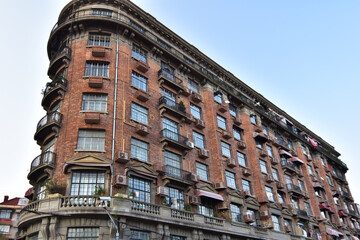 Fototapeta premium facade of a Shanghai building