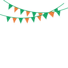 Obraz premium St. Patrick's Day Flag Decoration