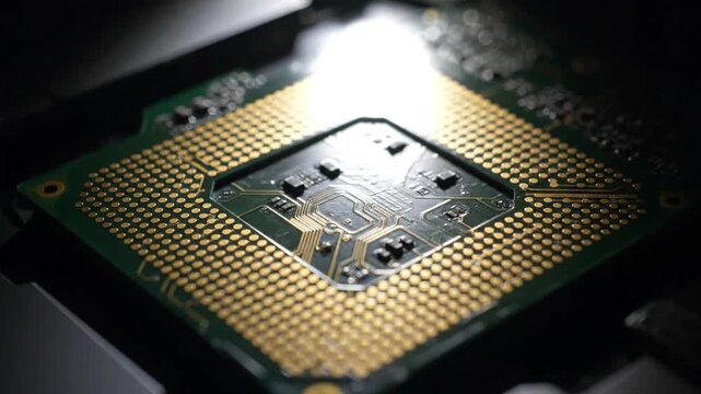 cpu processor close-up, computer chip, technology, digital, hardware