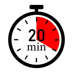 Twenty-minute countdown timer