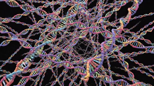 Long DNA complex inside chromatid 