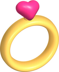 golden wedding rings, gold ring with pink heart gemstone