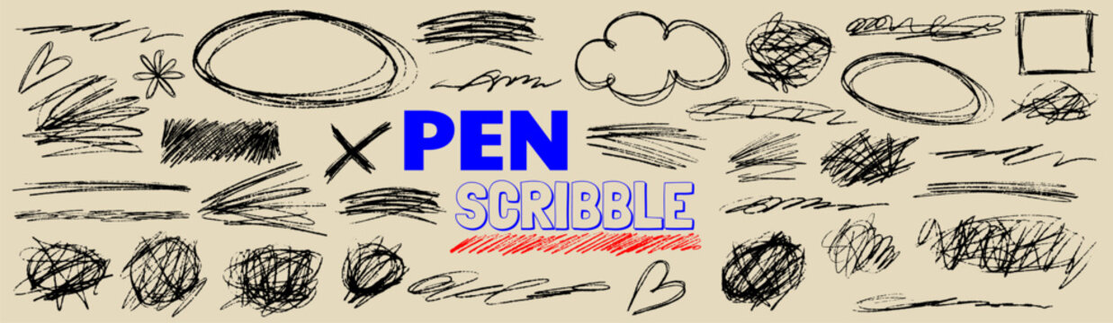 Energetic messy line illustration in pen style, expressive scribble curves and rough scratch details, doodle squiggle art, messy vibe.