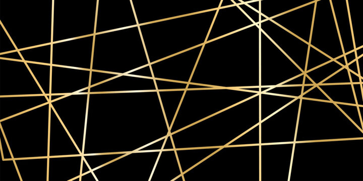 Abstract geometric pattern of straight line forms in random chaos. This chaotic straight line graphic blends clean lines with expressive chaos.