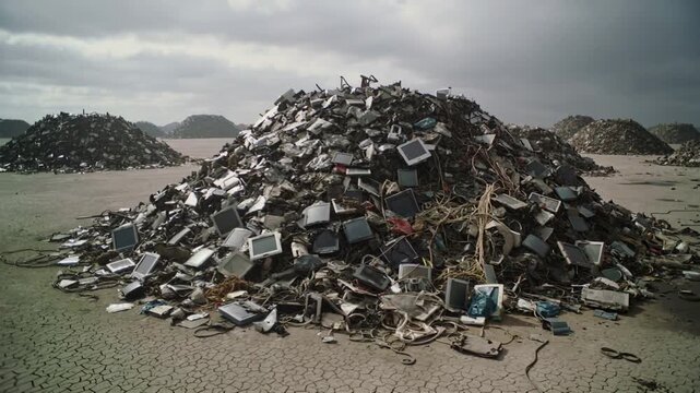 E-Waste Mountains: Uncovering the Global Tech Trash Crisis