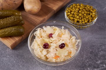 The cook is preparing food.