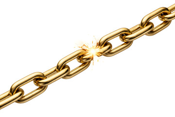 Obraz premium Golden Chain Close Up