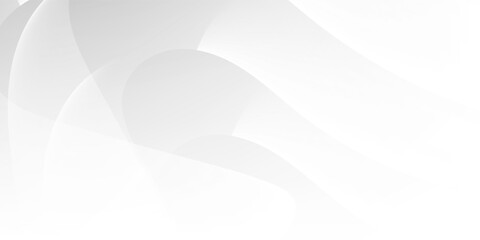 Fototapeta premium White Abstract Wave Background with Soft Flowing Curves. Modern trendy design in Vector Illustration