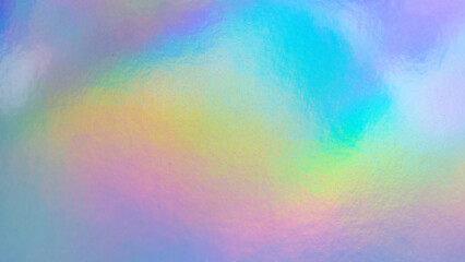 Holographic rainbow foil iridescent texture abstract hologram background