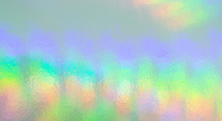 Holographic rainbow foil iridescent texture abstract hologram background