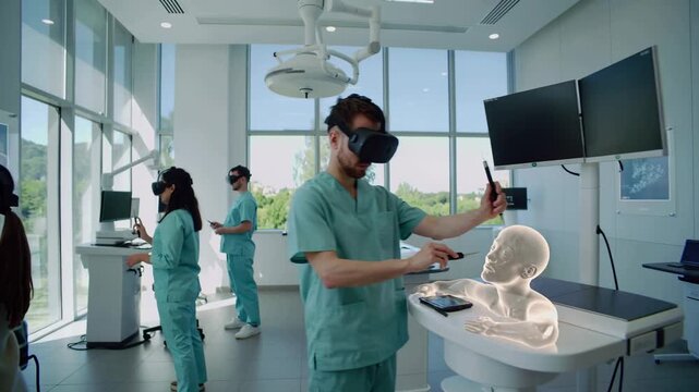 Holographic Healthcare: Immersive VR/AR Medical Training & Simulation