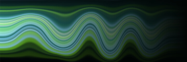 Fototapeta premium Black modern wide abstract technology background with glowing high-speed and movement light effect. Vector illustration.eps10