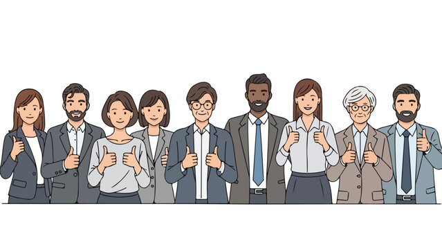 Diverse group of business professionals standing together in support of International Elimination of Racial Discrimination on March 21, promoting Anti-racism awareness with a united gesture.