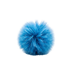 "Blue Fuzzy Pom-Pom"
