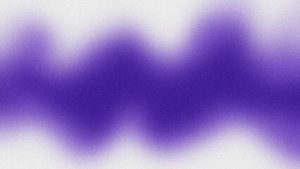 Obraz premium Grainy abstract background with undulating purple gradient fading into white.
