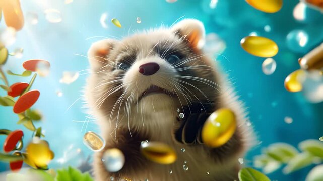 Ferret Vitamins: Adorable Pet Health Supplements with Natural Herbs and Nutrients