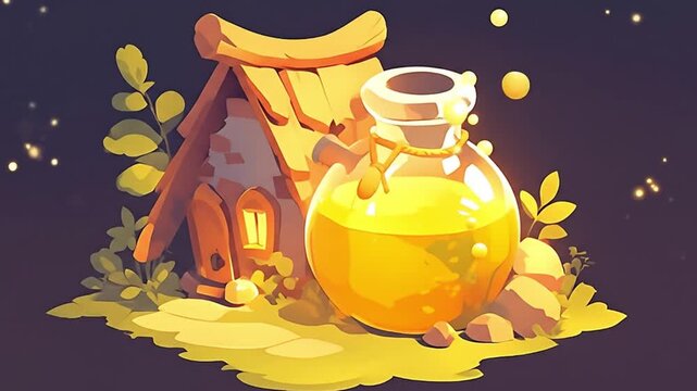a healing potion that exists in a fantasy world