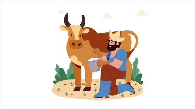 Scarecrow  2D Flat Animation MP4 File 